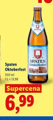 Lidl Piwo Spaten Oktoberfest oferta