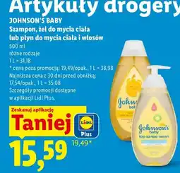 Lidl Szampon Johnson's Baby oferta