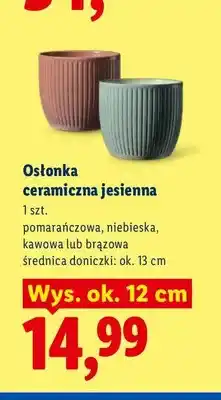 Lidl Osłonka ceramiczna jesienna oferta