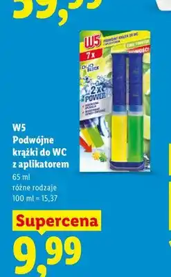 Lidl Podwójne krążki do WC z aplikatorem W5 oferta