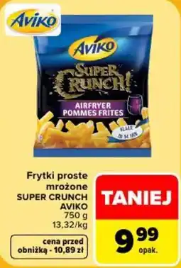 Carrefour Market Frytki proste mrożone SUPER CRUNCH AVIKO oferta