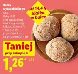 Lidl Bułka wysokobiałkowa oferta