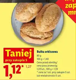 Lidl Bułka orkiszowa oferta