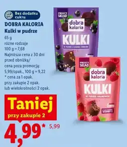 Lidl Dobra Kaloria Kulki w pudrze oferta