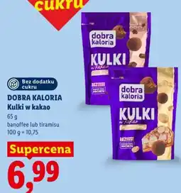 Lidl Dobra Kaloria Kulki w kakao oferta