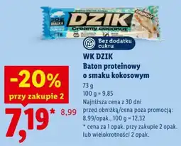 Lidl Baton proteinowy o smaku kokosowym WK DZIK oferta