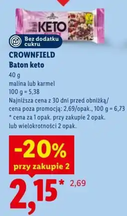 Lidl Baton keto oferta