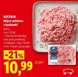 Lidl Rzeźnik Mięso mielone z karkówki oferta