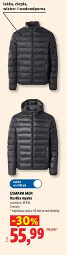 Lidl Esmara men kurtka męska oferta