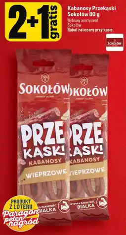 Topaz Przekąski Kabanosy Wieprzowe Sokołów oferta