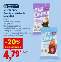 Lidl Mister Choc Orzechy w czekoladzie belgijskiej oferta