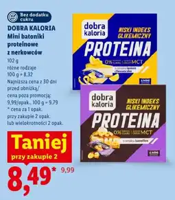 Lidl Mini batoniki proteinowe z nerkowców oferta