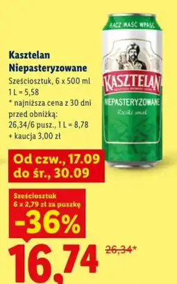 Lidl Kasztelan Niepasteryzowane oferta
