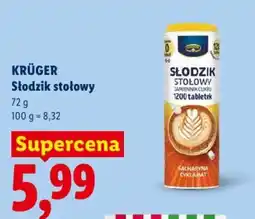 Lidl Krüger Słodzik stołowy oferta