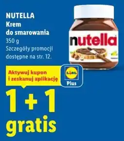 Lidl Krem do smarowania Nutella oferta