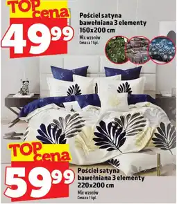 Topaz Pościel satyna bawełniana 3 elementy oferta