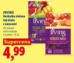 Lidl Herbatka zielona lub biała z owocami oferta