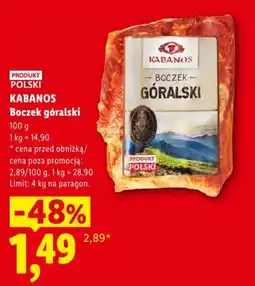 Lidl Boczek góralski oferta