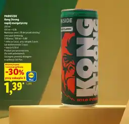 Lidl Parkside kong strong napój energetyczny oferta