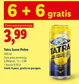 Lidl Tatra Jasne Pelne oferta
