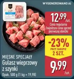 ALDI Gulasz wieprzowy z szynki oferta