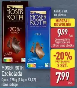 ALDI Moser Roth Czekolada oferta