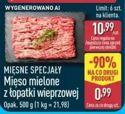 ALDI Mięso mielone z łopatki wieprzowej oferta