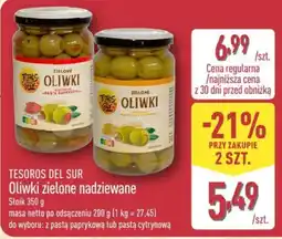 ALDI Oliwki zielone nadziewane oferta