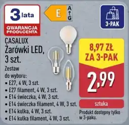 ALDI Żarówki LED CASALUX oferta