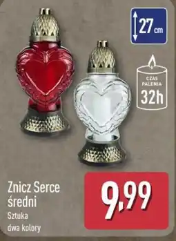 ALDI Znicz Serce średni oferta