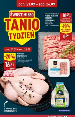 ALDI Mieso mielone z łopatki wieprzowej oferta