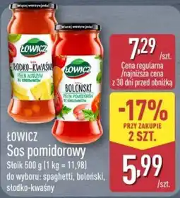 ALDI Sos pomidorowy Łowicz oferta
