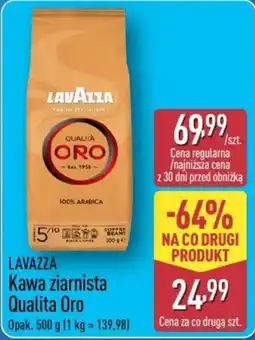 ALDI Kawa ziarnista Qualita Oro oferta
