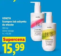 Lidl Venita Szampon lub odżywka do włosów oferta