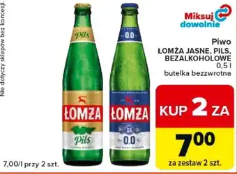 Piwo Łomża Jasne, Pils, Bezalkoholowe