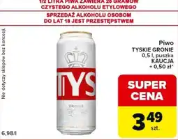 Carrefour Express Piwo Tyskie Gronie oferta