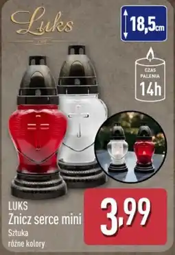 ALDI LUKS Znicz serce mini oferta
