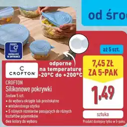 ALDI Silikonowe pokrywki Crofton oferta