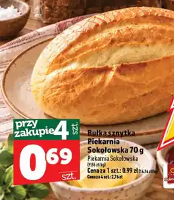Topaz Bułka sznytka Piekarnia Sokołowska oferta