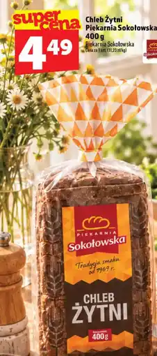 Topaz Chleb Żytni Piekarnia Sokołowska oferta