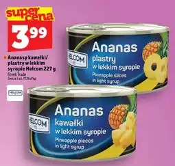 Topaz Ananas kawałki w lekkim syropie Helcom oferta