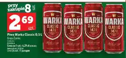 Topaz Piwo Warka Classic oferta