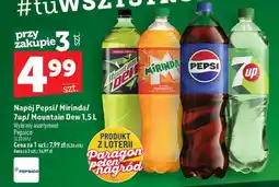Topaz Napój Pepsi/Mirinda/7up/Mountain Dew oferta
