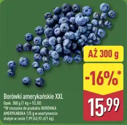 ALDI Borówki amerykańskie XXL oferta
