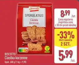 ALDI Biscotto Ciastka korzenne oferta