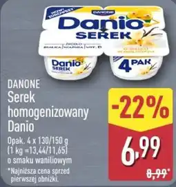 ALDI Danio Serek homogenizowany oferta