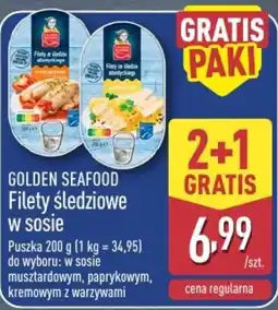 ALDI Golden Seafood Filety śledzie w sosie oferta