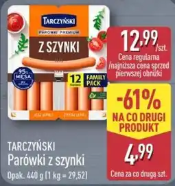 ALDI Tarczyński Parówki z szynki oferta