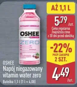 ALDI OSHEE Napój niegazowany vitamin water zero oferta
