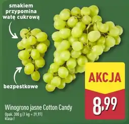 ALDI Winogrono jasne Cotton Candy oferta